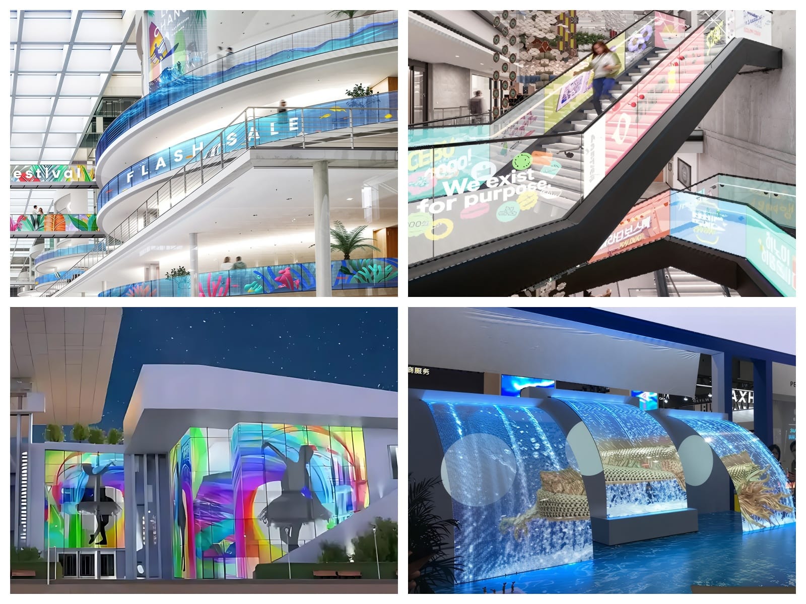 Adhesive JF Series Flexible LED Film Screen Display SMD applications