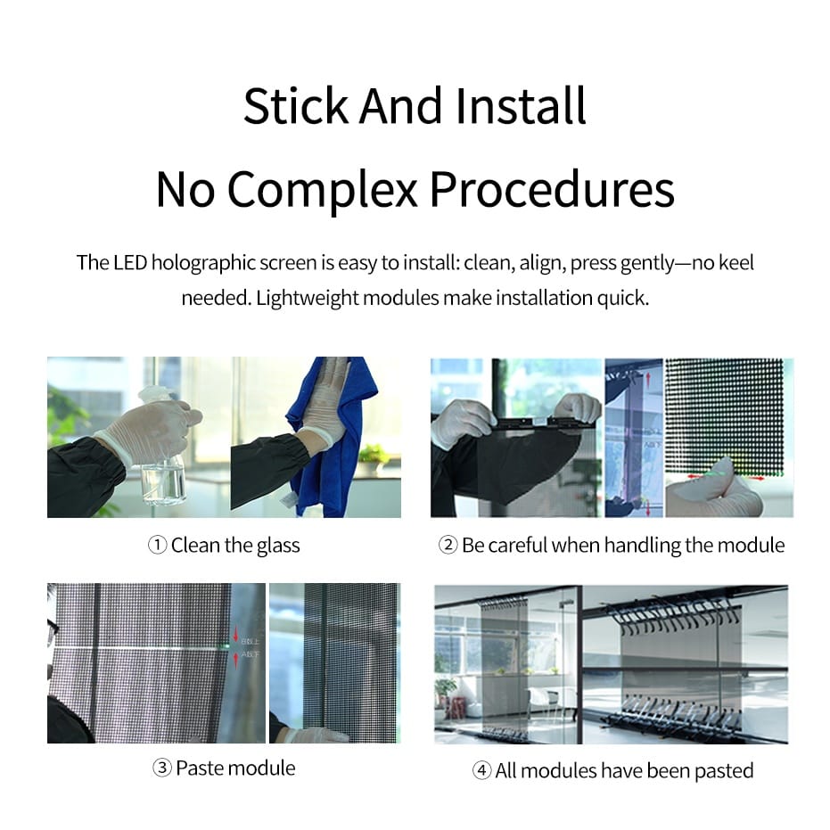 Holographic LED Screens Display 21