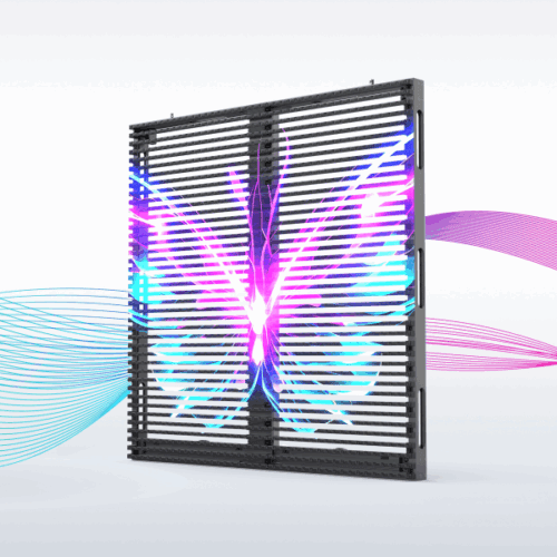 KJ Series Outdoor Transparent LED Grille LED Screen 8