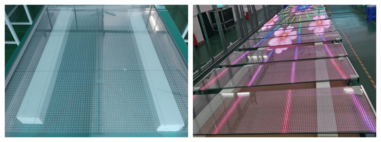 LED Glass Railing Products at factory