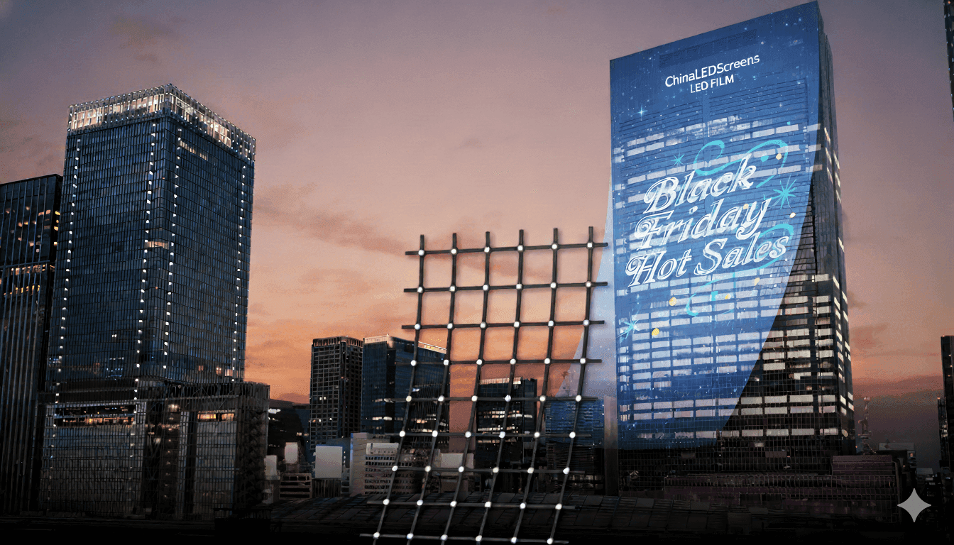 Mesh Facade LED Display Screen 11