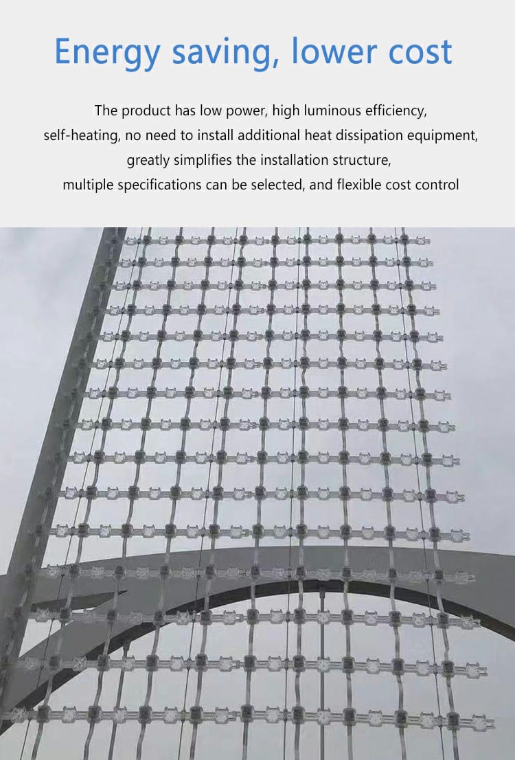 Outdoor Mesh LED Display Screen Waterproof 13
