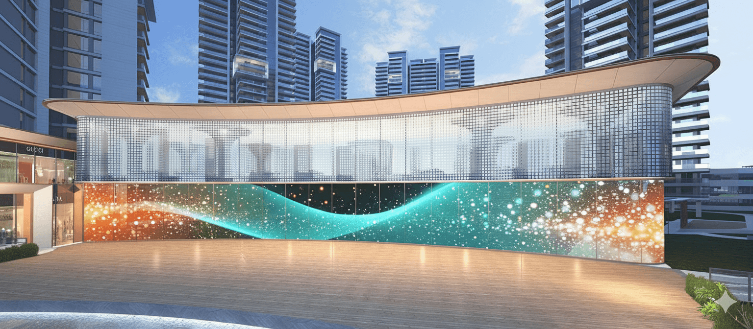 Smart Glass LED Screen Media 4