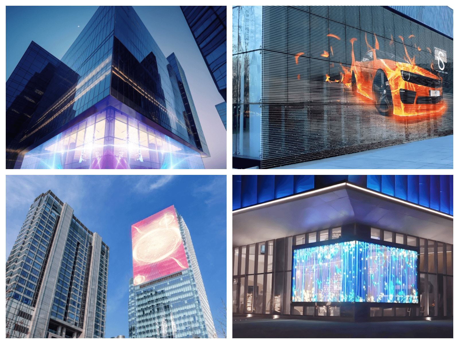 Smart Transparent LED Glass application Scenarios