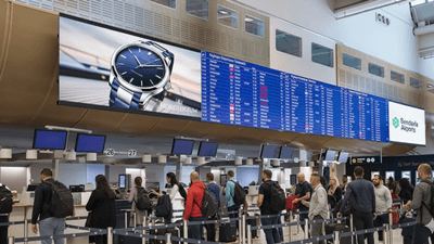 Transparent Holo LED Display For Transport