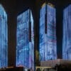 Transparent LED Film Screen project shocase smart building 2