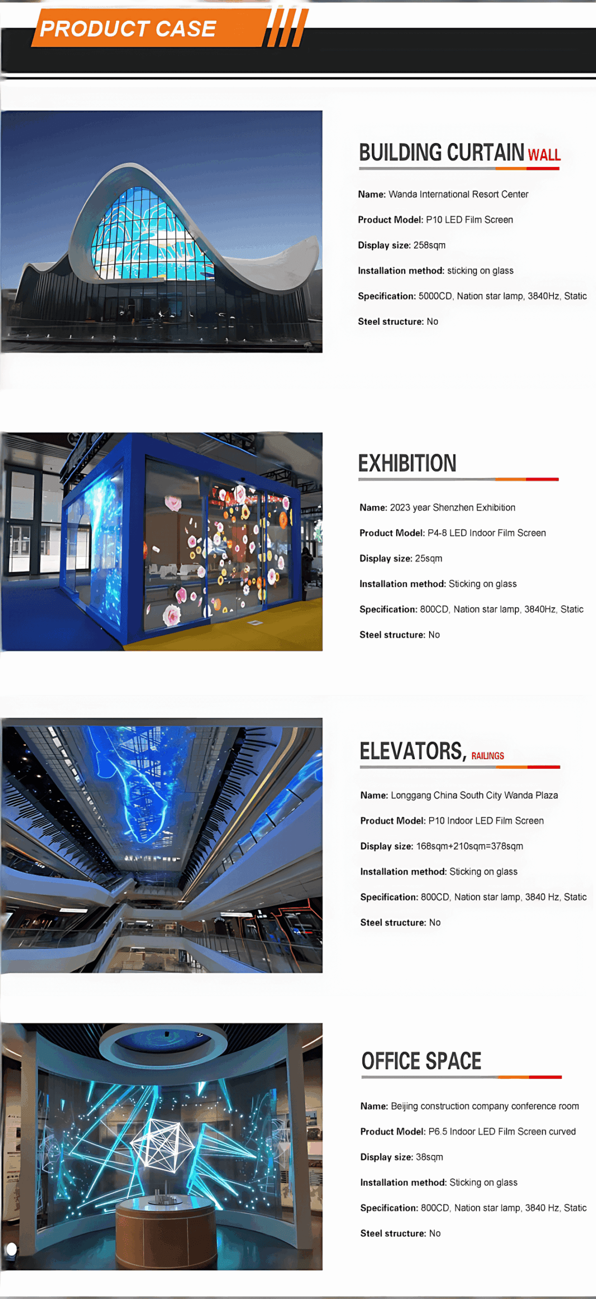 Transparent LED Film Screen project shocases 2