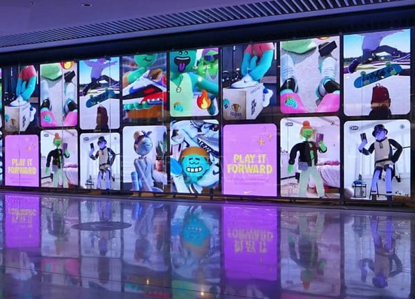 Transparent LED Screen for retail brands