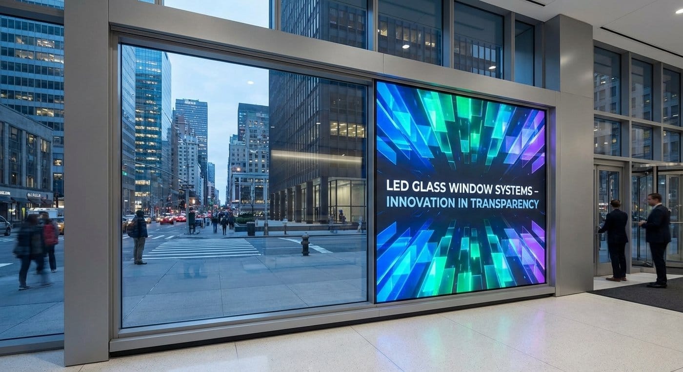 Verre LED pour fenêtre