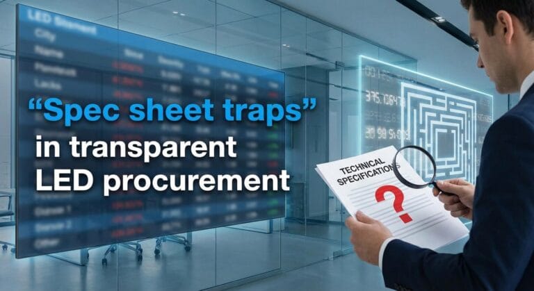 “Spec sheet traps” in transparent LED procurement