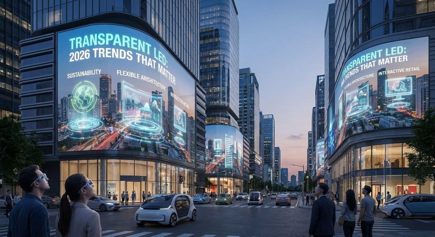 اتجاهات LED الشفافة لعام 2026 ذات الأهمية