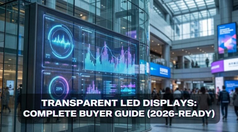 Transparent LED Displays Complete Buyer Guide (2026-Ready)