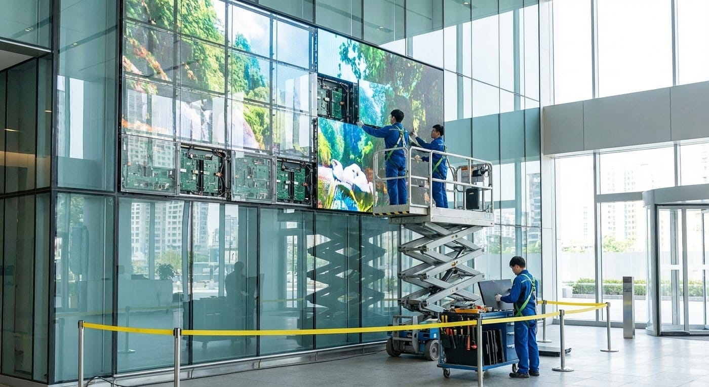 Transparent LED Screen maintenance