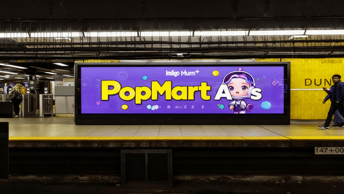 Transparent LED display for Metro & Rail Stations
