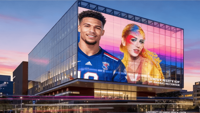 Transparent LED screen for Government & Civic Buildings