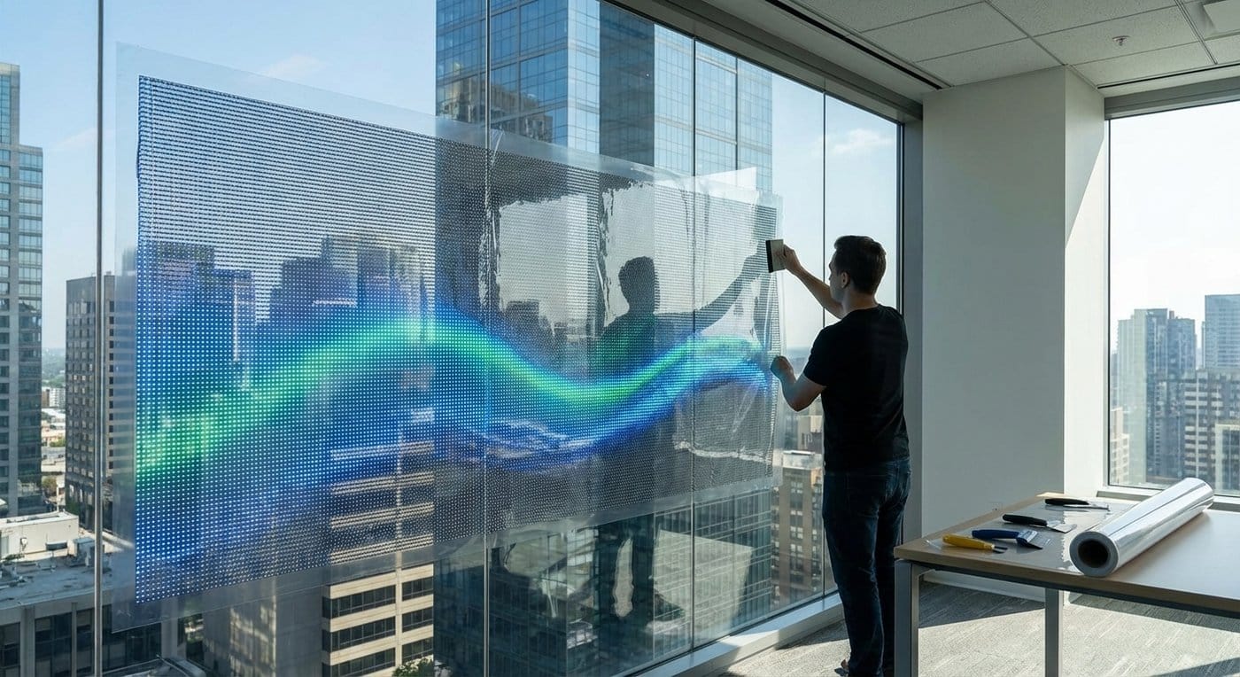 self-adhesive LED film