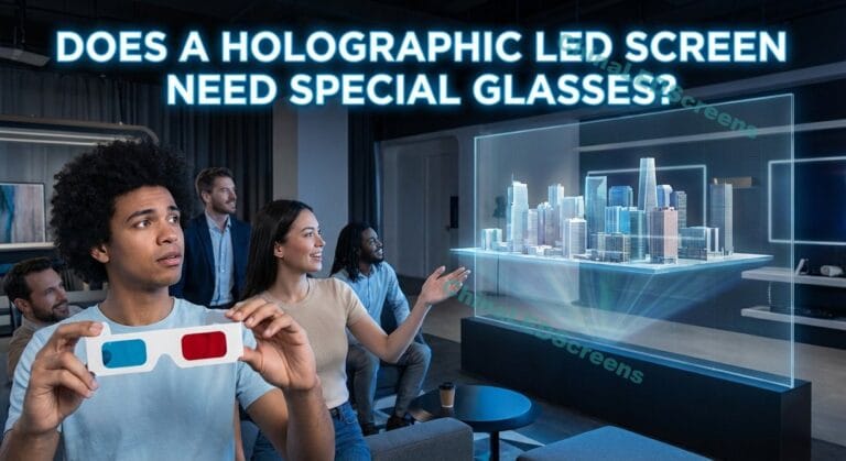 Do Holographic LED Screens Need Special Glasses