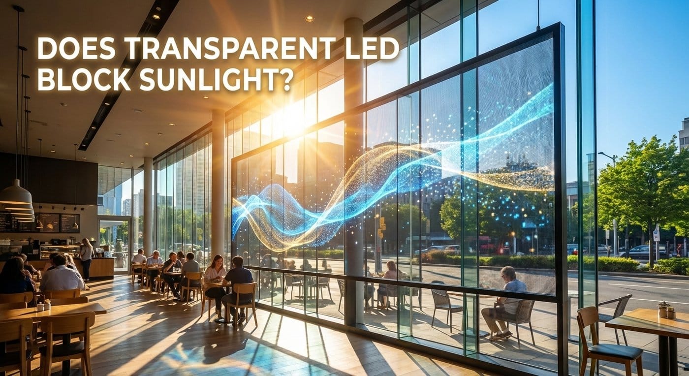 Does Transparent LED Block Sunlight