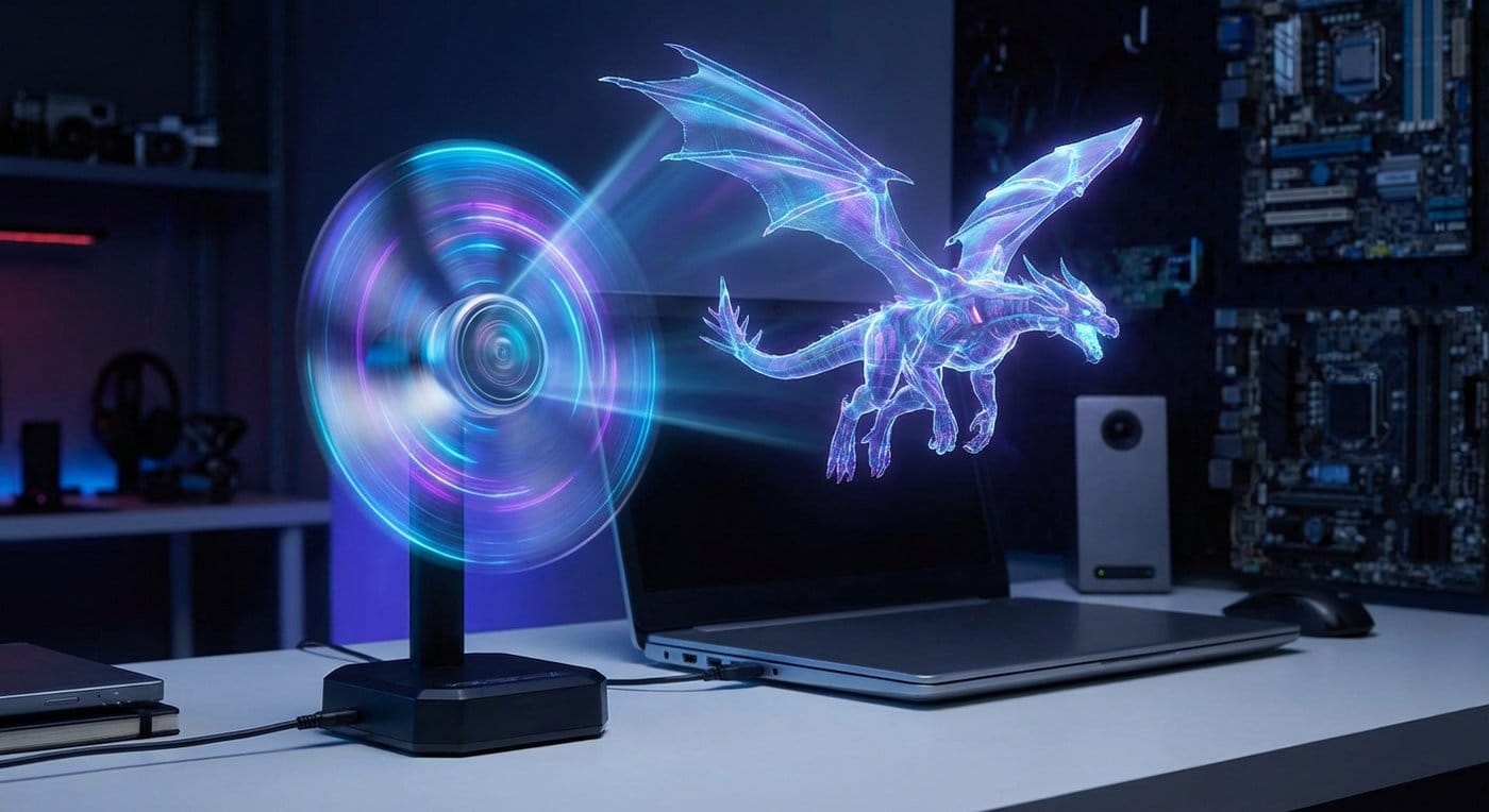 Holograma de abanico