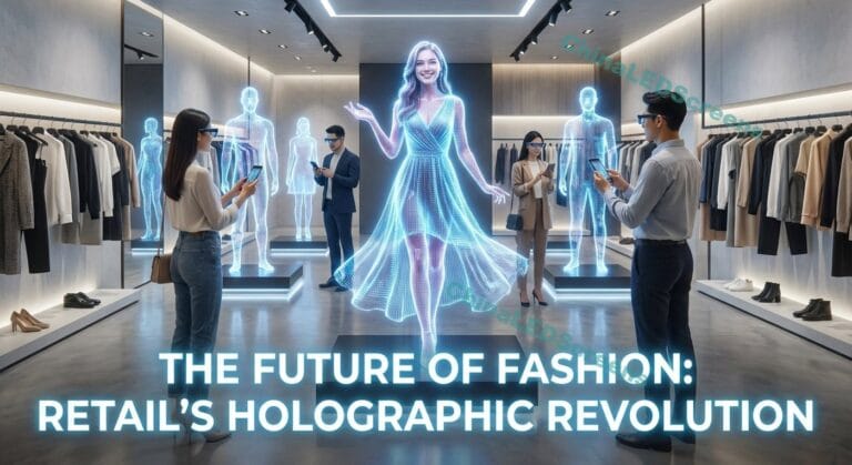 Retail Replacing Mannequins with Holographic LED Models