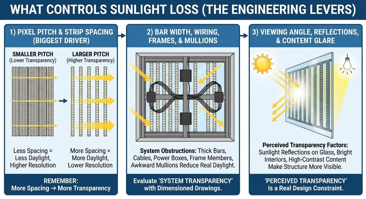 What Controls Sunlight Loss The Engineering Levers