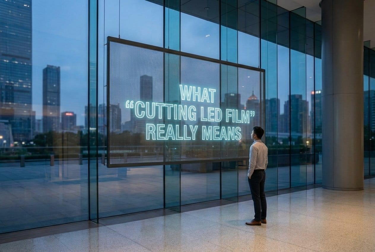 What “cutting LED film” really means