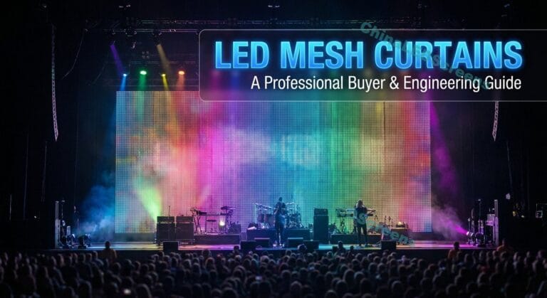 LED Mesh Curtains for Stage Backdrops A Professional Buyer & Engineering Guide