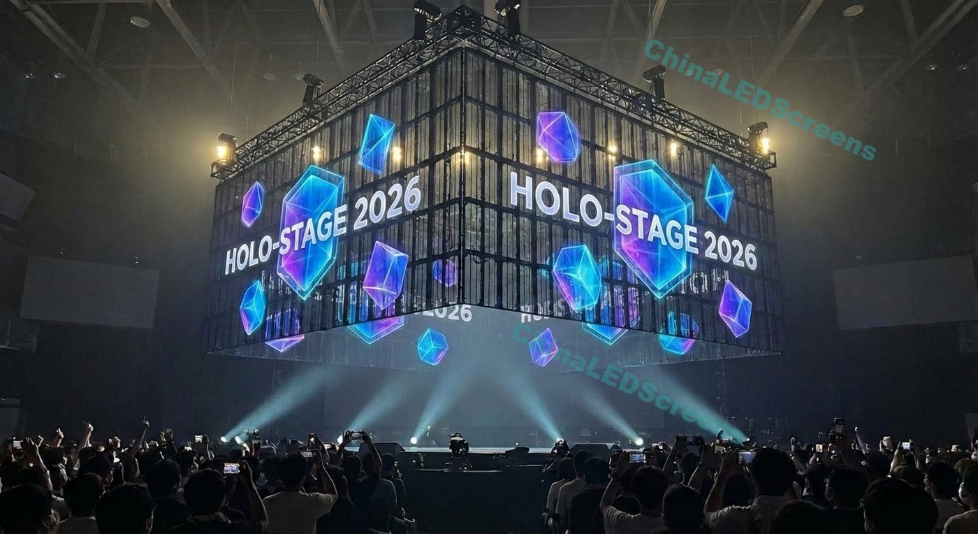 holographischer led-Bildschirm für Events und Bühnen