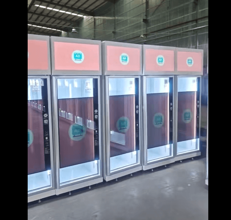 transparent lcd-display för kylskåpsdörrfabrik