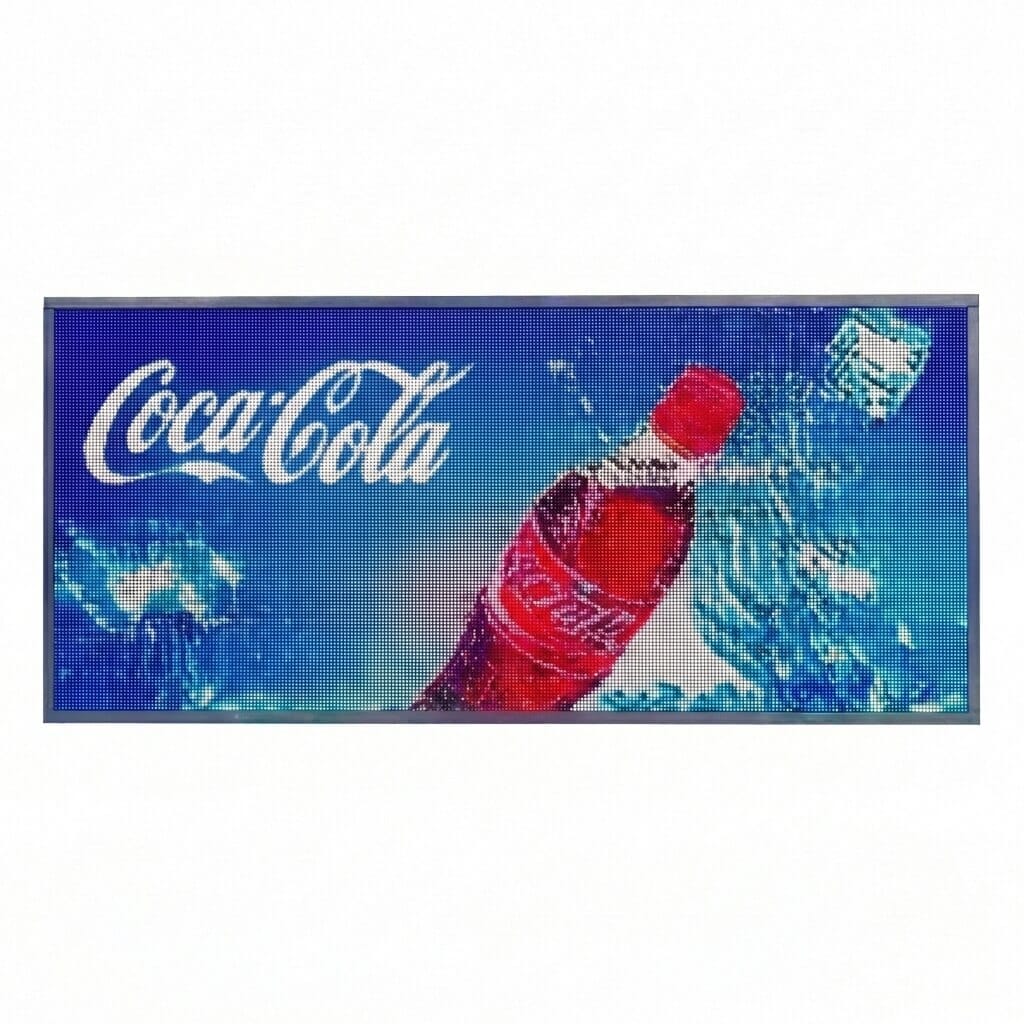 COB transparent led screen for vehicle bus car rear window 2