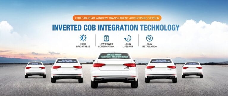 cob transparenet led for vehicle car bus