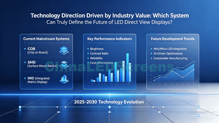 Which Technology Will Define the Future of LED Direct View Displays